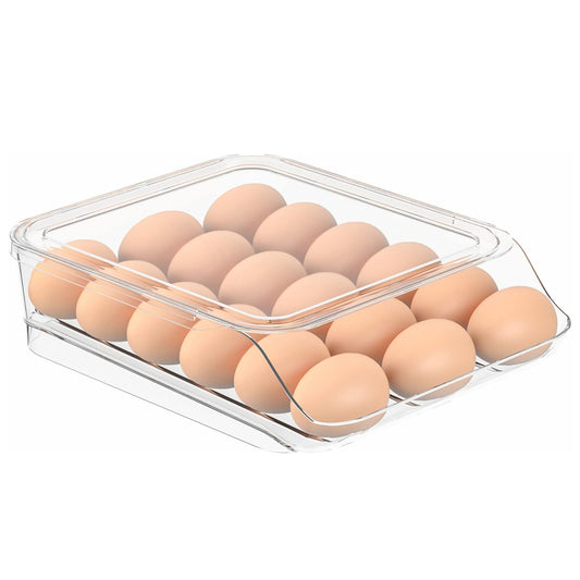 SEE SPRING Egg Storage Container for Refrigerator Kitchen